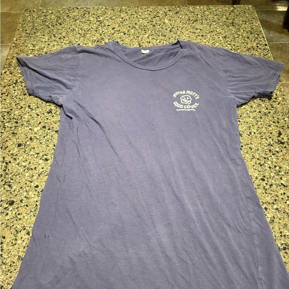 XL Navy Mocha Mott’s tshirt